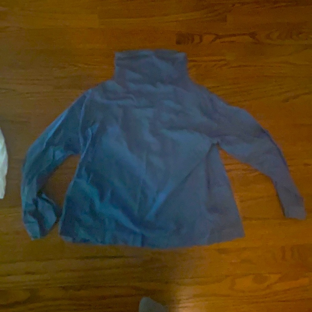 Free People, Blue Turtleneck, Medium